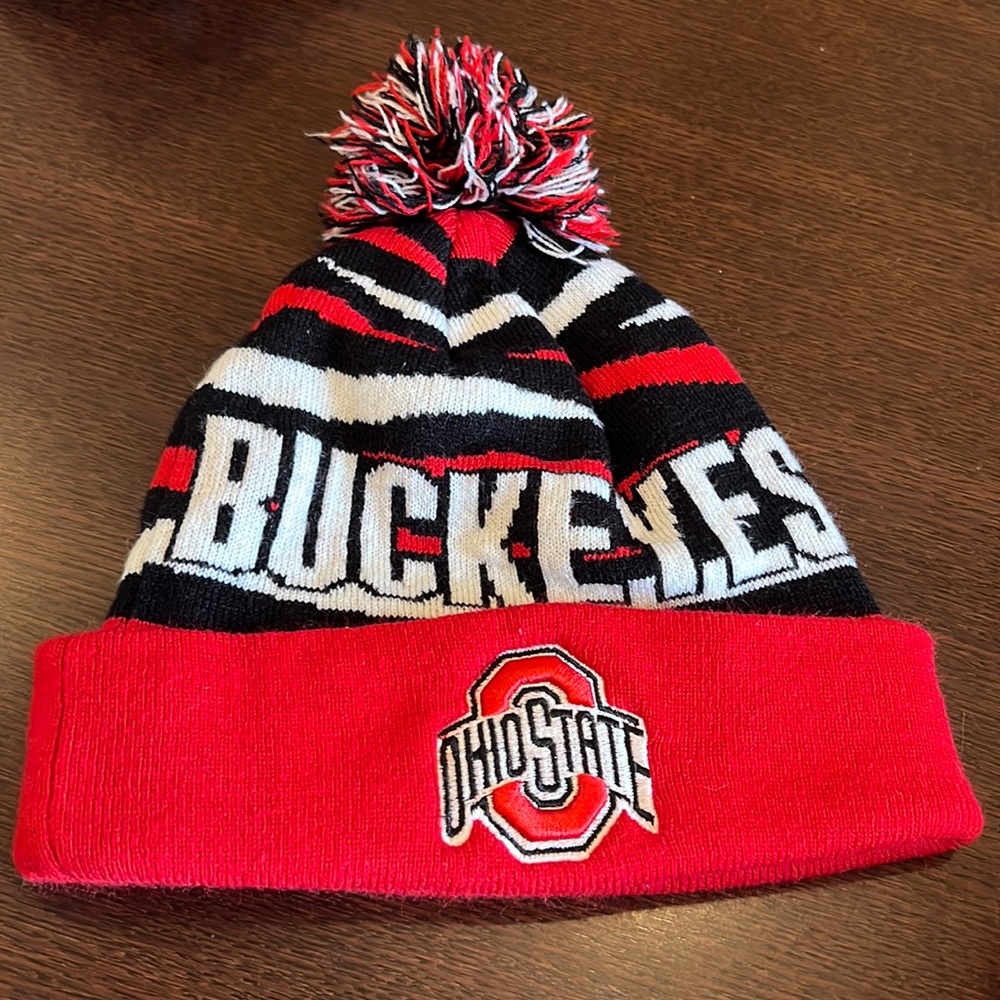 Ohio State Buckeyes Pom Men’s Knit Hat
